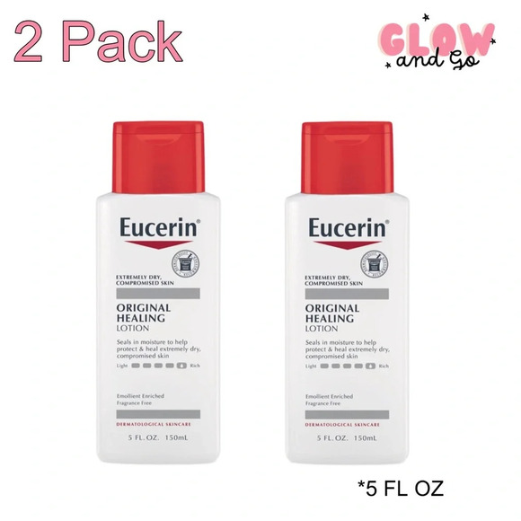 2 Pack - Eucerin Original Healing Lotion, 5 OZ - Picture 1 of 3